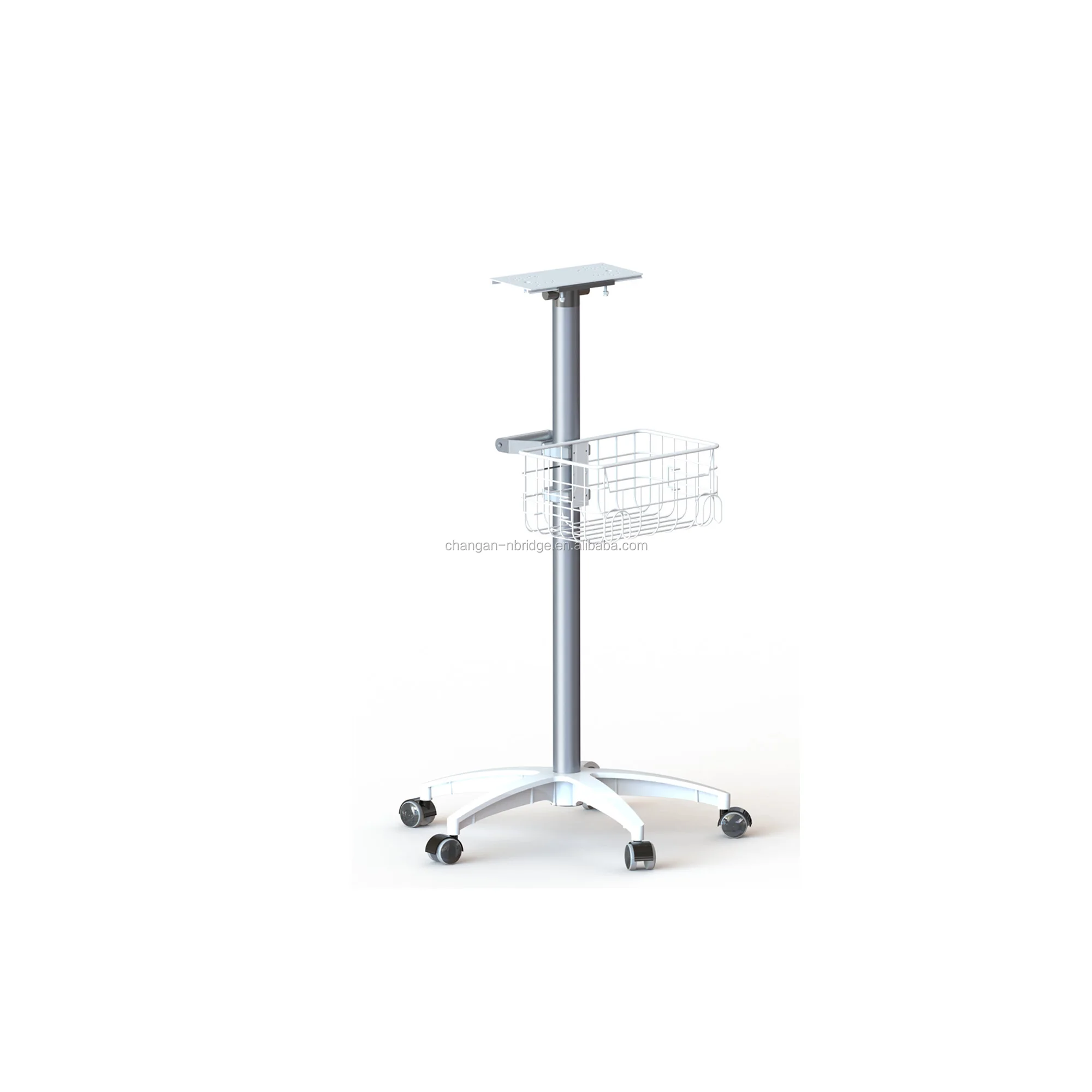 Custom Cabinet Specific Patient Monitor Stand As Hospital Trolly in Medical Tablet Cart