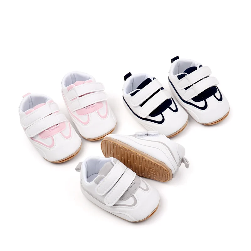 Wholesale Casual Sneakers for Boys Girls Spring Autumn Non-Slip Soft Rubber Bottom Anti-Slippery Design Baby Toddler