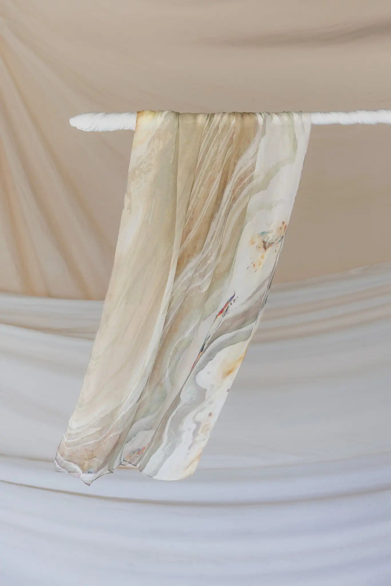 Ombre Hijab Printed Marble Modal Hijab Scarf Cotton Viscose  Bamboo Modal Not See Through Soft Print Modal Hijab