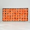 Cabeza de flor grande de tres capas [Naranja]
