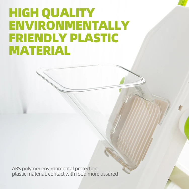 Gloway Multi-Purpose Adjustable Safe Food Cutter Chopper Foldable Handheld Food Prep Mandoline Vegetable Slicer Tool With Handle