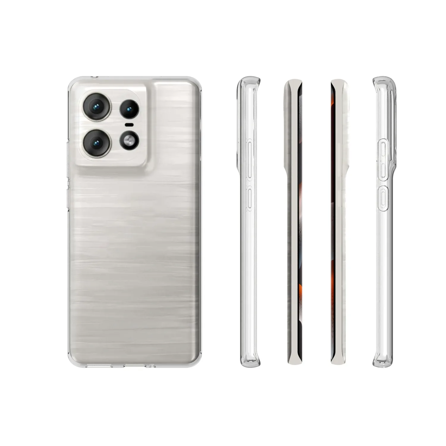 XINNI Cover per Telefono OnePlus 9R, Ultra Thin Soft TPU Trasparente