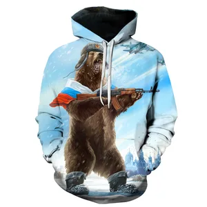 Autumn Trendyy Loose Pullover Sweatshirt 3D Printed Men's Hoodie