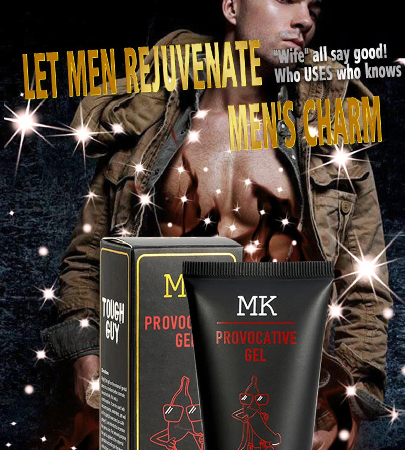 MK 50ml Penis Enlargement Cream / Gel, Penis Sex Massage Oil for Men Sex Health Care Supplies