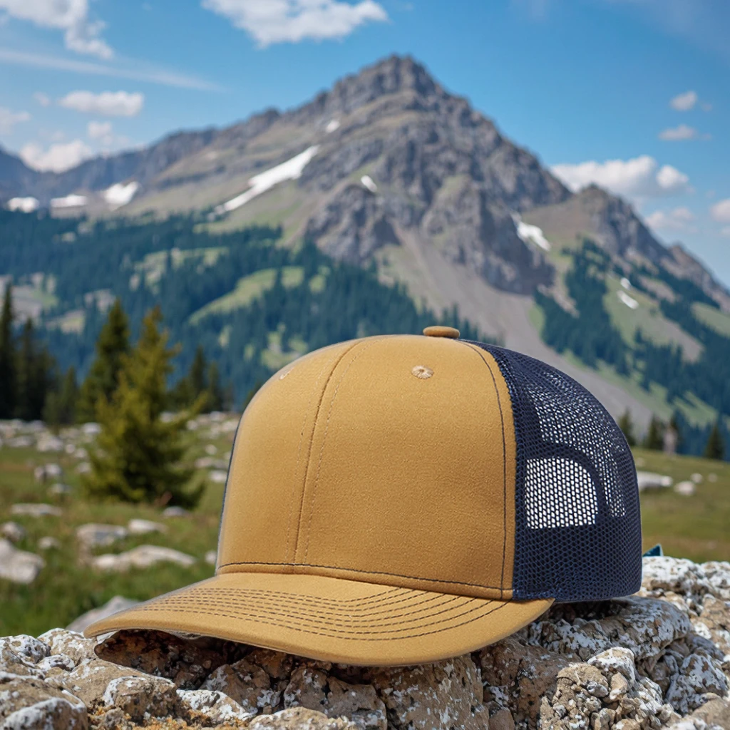 Custom Logo 6 Panel Baseball Cap Mesh SnapBack Cotton Twill Baseball Cap High Quality richardson 112 Trucker Hat Fro Men