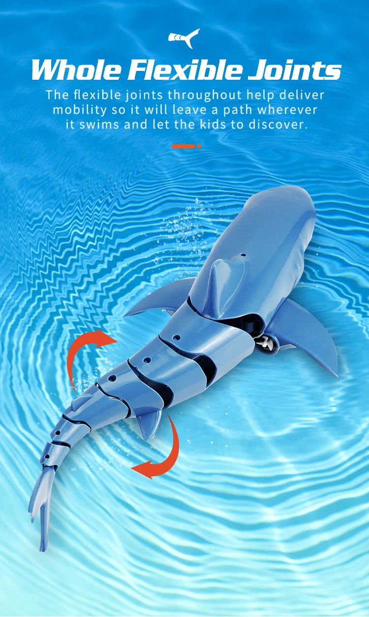 Mini Rc Shark Jjrc S10 Rc Boat Toy Simulation Animal Swimming Pool Fish ...
