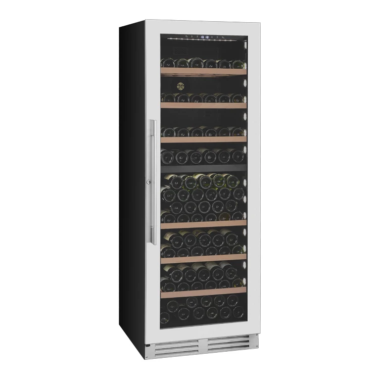 Quiet Operation Inverter Compressor Wine Cooler Wine Storage Display Cabinet Fridge