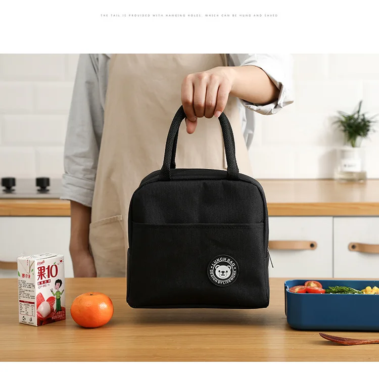 Custom Picnic Bag Thermal Insulated Lunch Box Tote Cooler Handbag ...