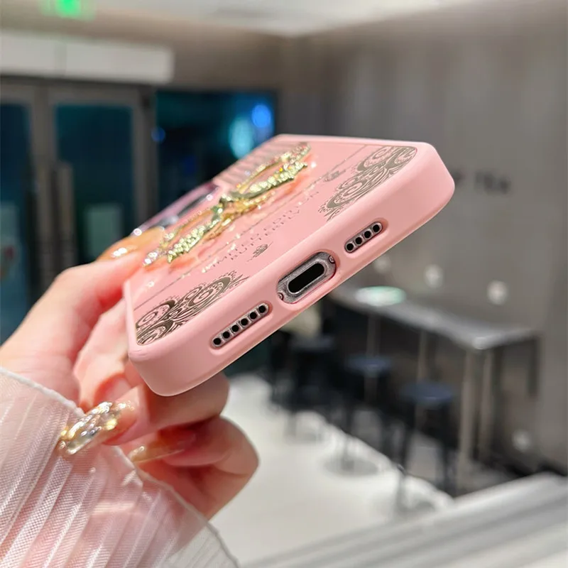 Luxury Diamond Butterfly Samsung Case