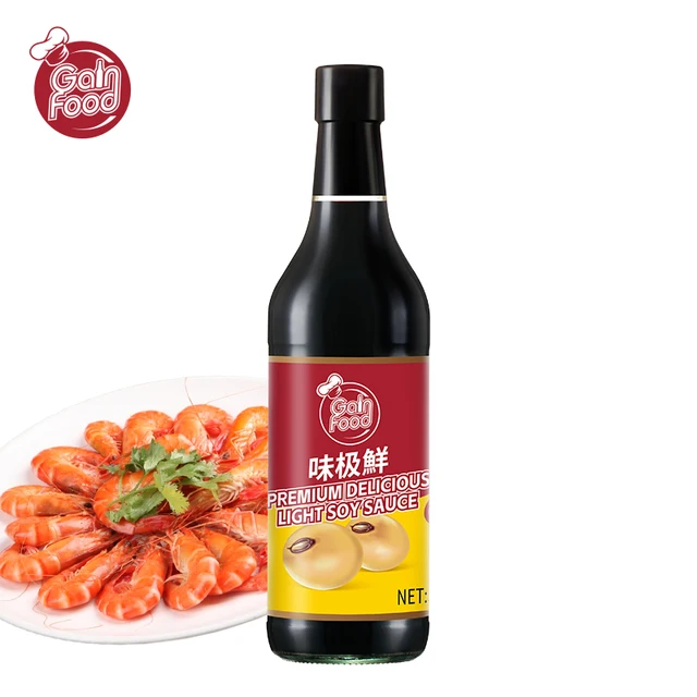 Daily Cooking Bulk Wholesale Condiment Premium Delicious Light Soya Sauce Naturally Brewed 500ml Liquid Soy Sauce