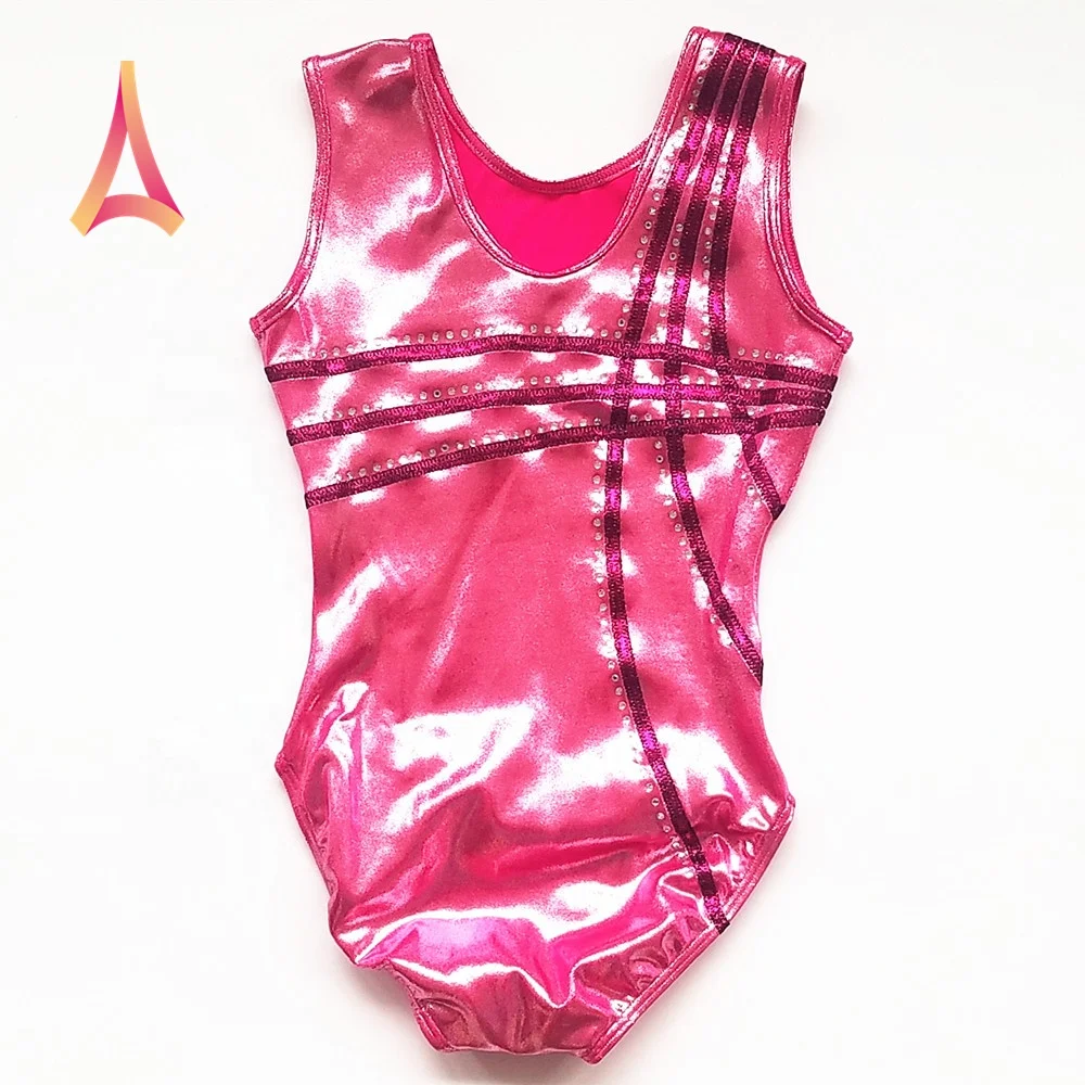 Support for Custom Design Gymnastics Leotards Girls Sleeveless Leotard for Sale
