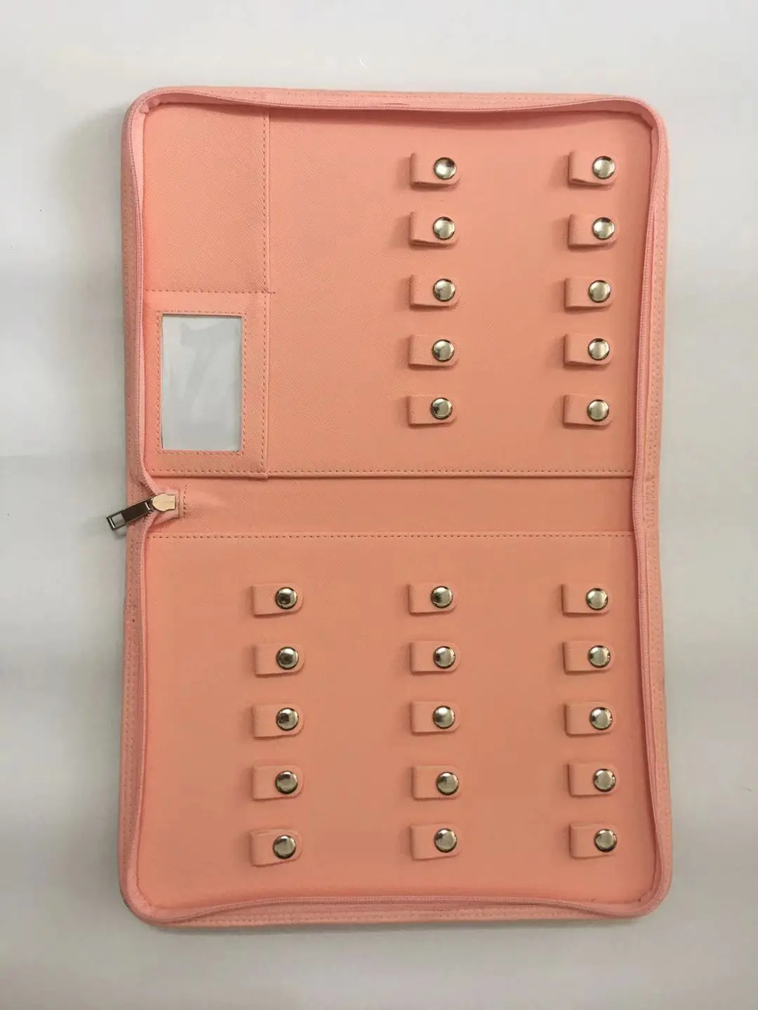 A4 Keys Organizer Case Pu Leather Portable Manager Landlord Zipper Key Holder For Real Estate Seller_voghion.com
