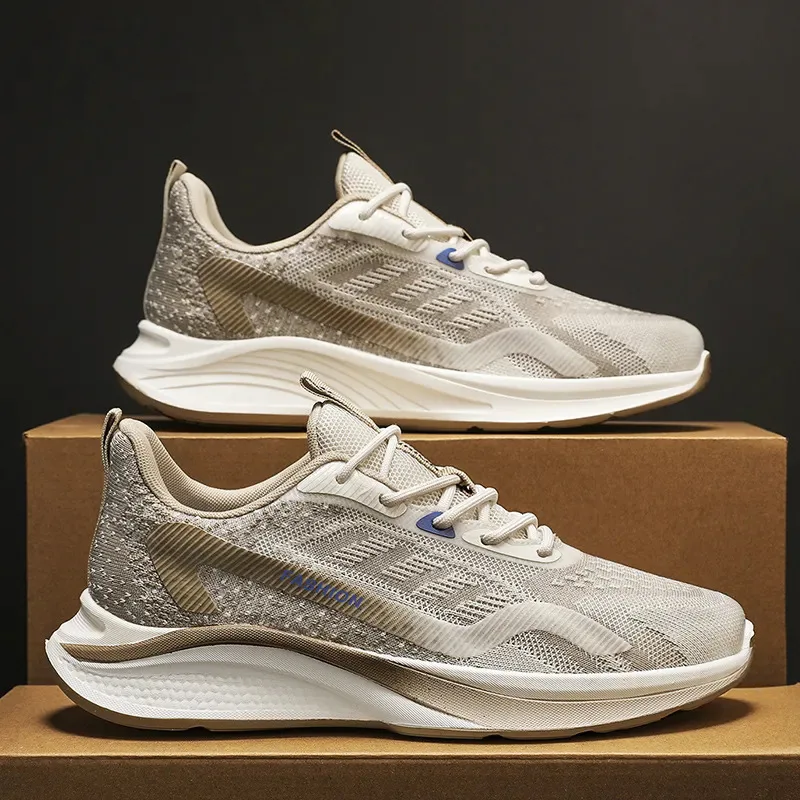Men's summer breathable mesh surface casual men's shoes soft soled running shoes