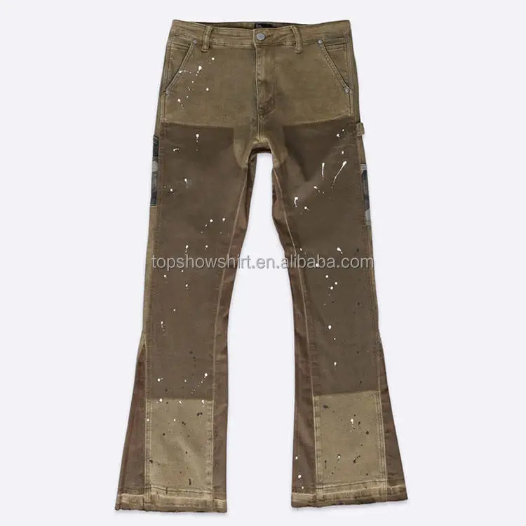 Factory Manufacture Casual Utility Baggy Cargo Carpenter Jeans Custom