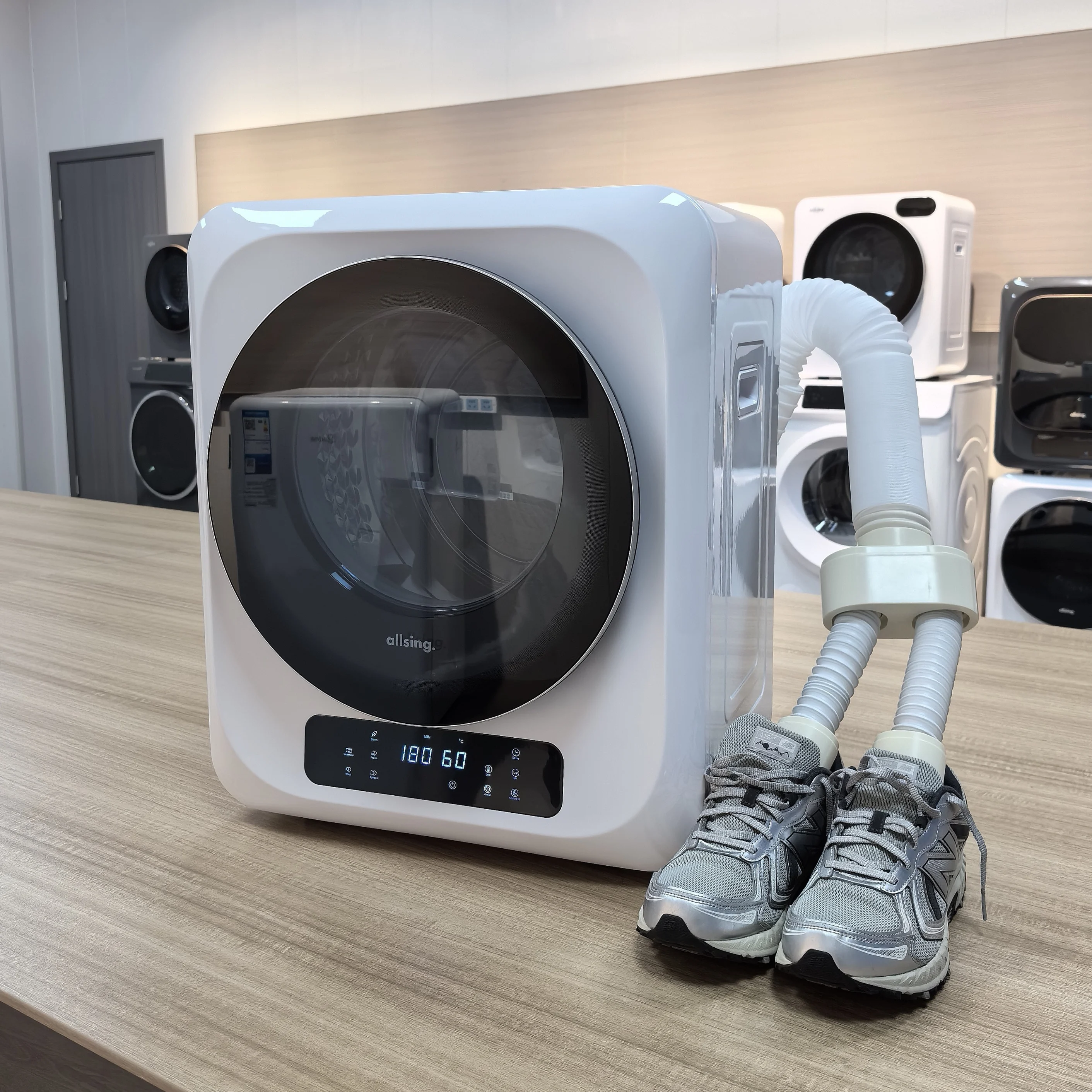 Secadora de ropa compacta gris de moda de fábrica a precio