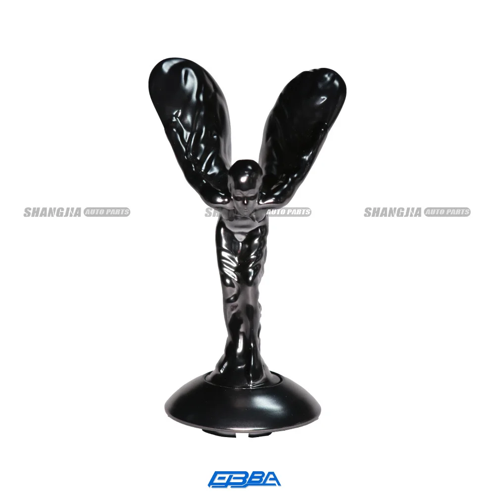 Silica Composite Standing Logo For Rolls Royce Cullinan Dawn Ghost Phantom Wraith 51137307270 Flying Goddess Logo Stand Design