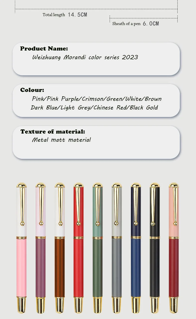 Calligraphy Pen 5 Kinds Of Nib Multi-color Metal Pen Body One Multi