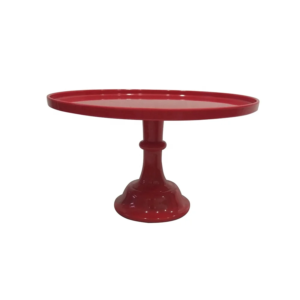 Cake Stand Dessert Cupcake Serving Plate Round 11 Inch for Wedding Cake Stand Party Melamine Wedding Cake Stand