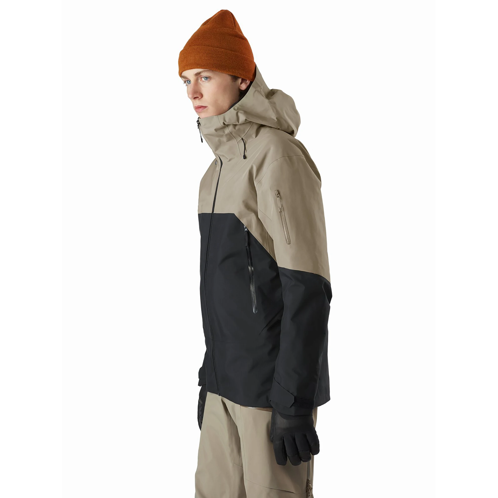 Men's Waterproof Seam Sealed Rain Shells for Travel Hiking