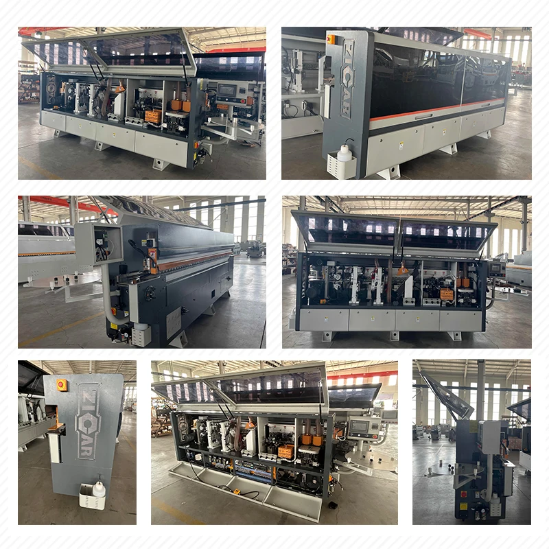 ZICAR Woodworking Automatic Edge Banding Machine NOVA60M for Furniture PVC Straight Pre Milling Cleaning Function Edge Bander