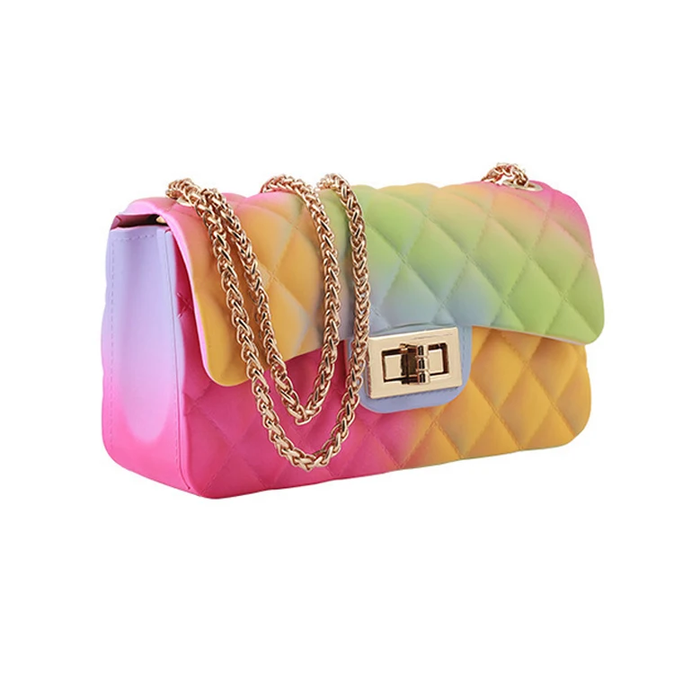 Bolso De Mano Pequeño Con Degradado De Color Rts Para Mujer,Cartera De  Noche Con Cadena De Metal Dorado,Con Rombos Mate Esmerilado - Buy Teléfono  Bolsas Monederos Y Bolsos Para Las Señoras De