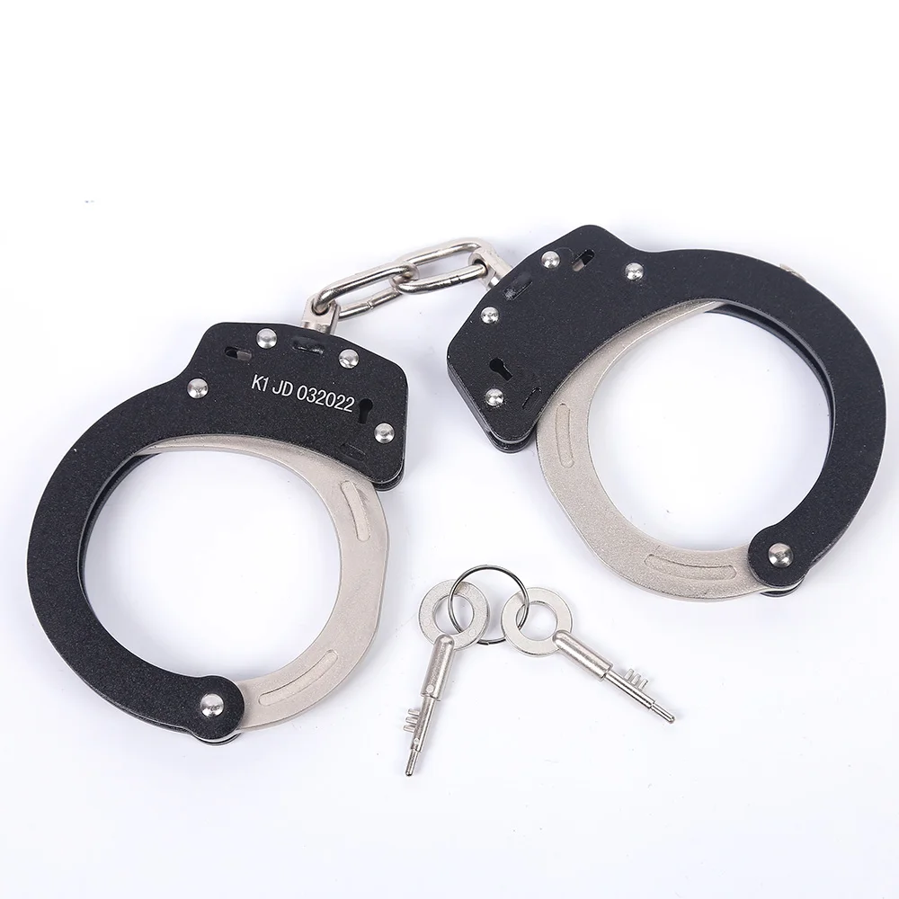 Hand Cuffs Handcuffs Double Locking Titanium Alloy Metal Handcuff Buy