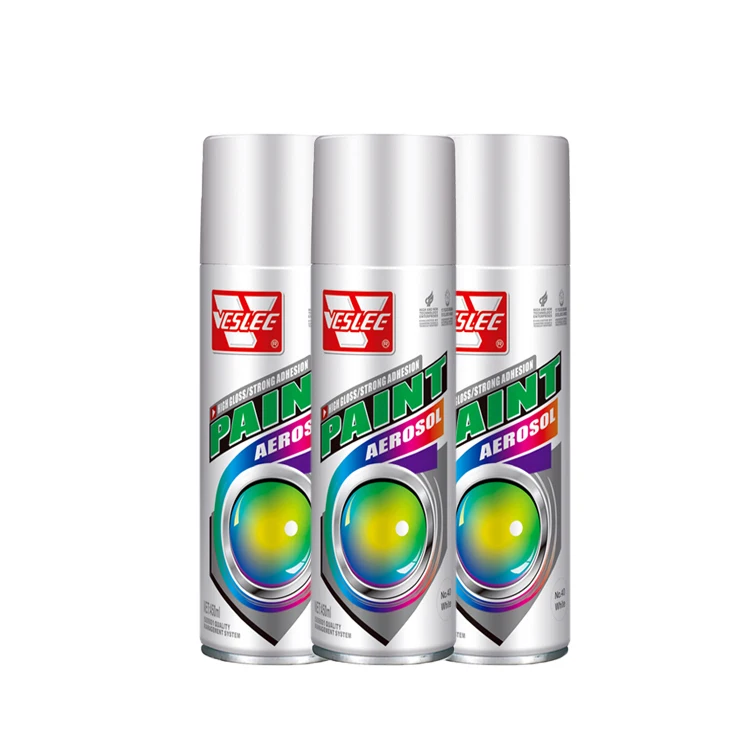 High Luster Metallic Multiple Colors Waterproof Colour Spray Paint for Wood/ Metal/ ABS Plastic/ Glass
