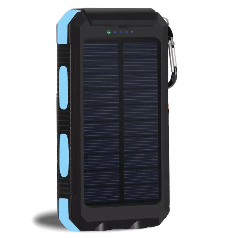 Factory Price Cell Phone Charger  Mountaineering  Long Time Using Power Bank Solar Wireless for Mobile