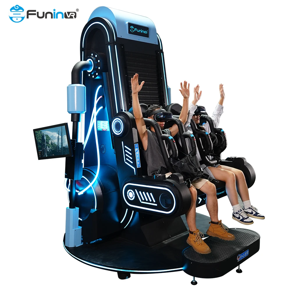 9D  Virtual Reality VR  Drop Tower 9D  Machine 9D VR Simulator