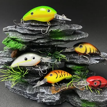 Long Casting Stainless Steel Live Bait Rock Fathead 43MM/5G Printed Freshwater Bass Crappie Catfish Sea Fishing Lure – Lure – view 4