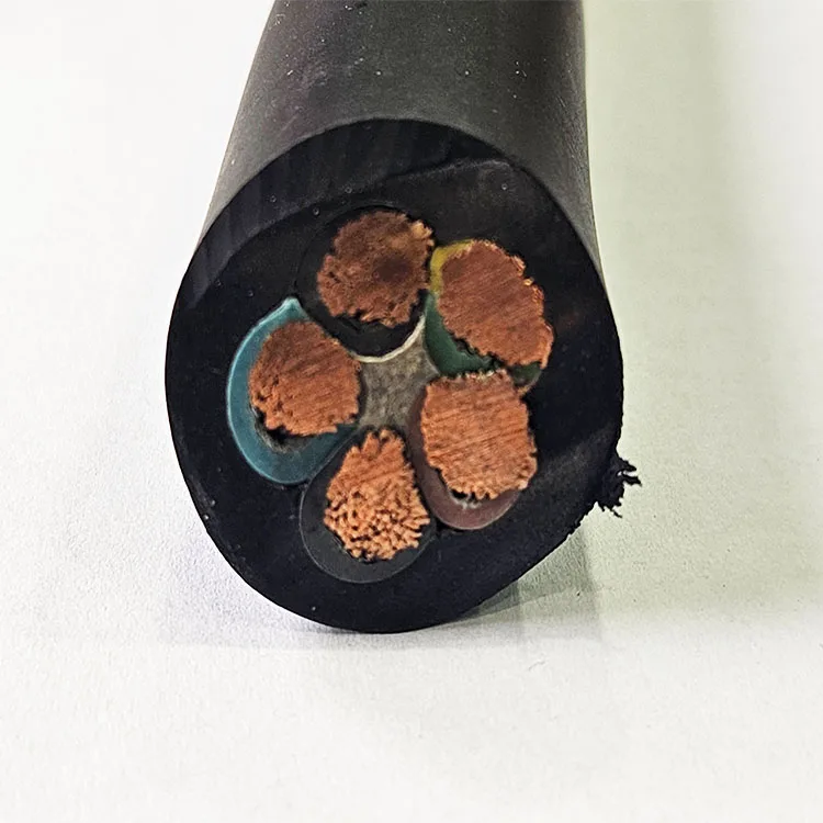 EPR Insulation Rubber Cable Pure Copper YC/YZ Rubber Sleeve H07rn-F H05rn-f H05RR-F 3X1.5 3X2.5 3X3.5mm2 Rubber Sheathed Wire