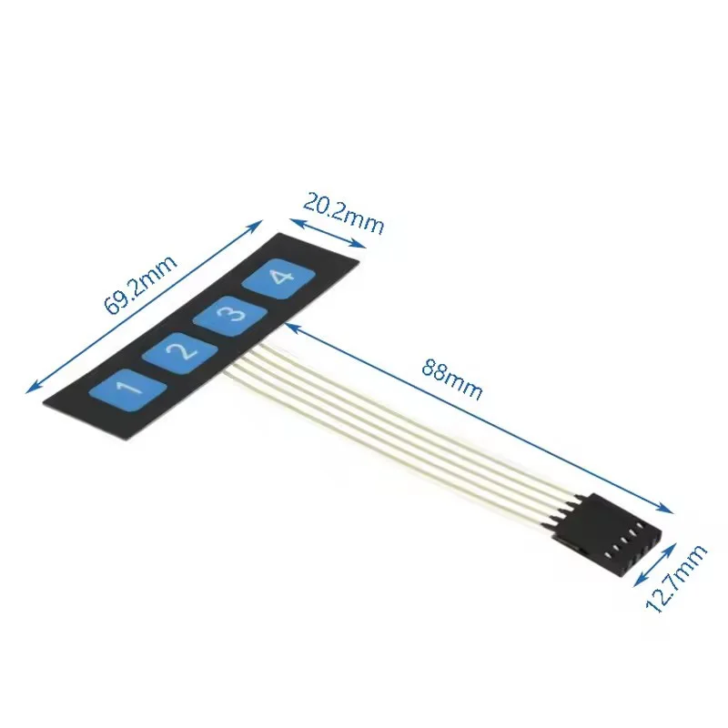 Large Buttons To The Keyboard Microcontroller 4 x 4 /1 x 4 /3 x 4/4 x 5 ...
