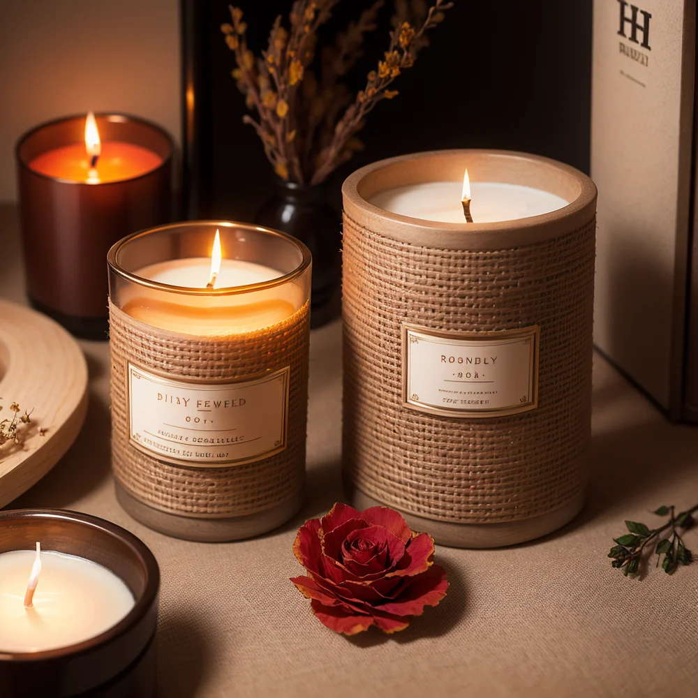 Handmade Candle Home Fragrance Luxury Scented Candles Soy Wax In Bulk