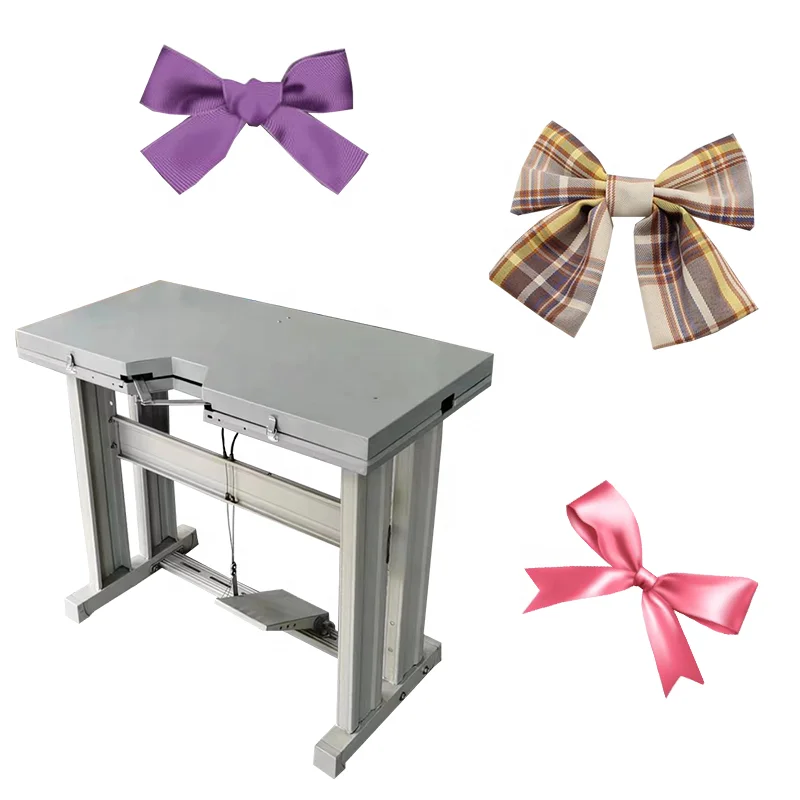 Semi Automatic Bow Making Machine Butterfly Satin Ribbon Bow Making Machine to Make Bows