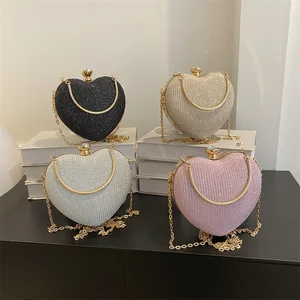 Factory Wholesale Handbags 2026 Light Lady Love Chain Bags Lady Design Purses For Women