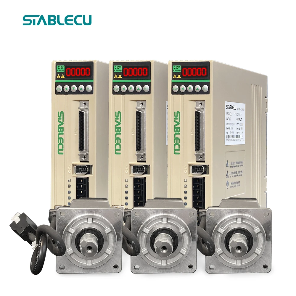 Mini AC Reversible 30nm Induction Servo Motor Single & 3-Phase 0.75kw 1kw 2kw for Wood Pellet Stove Burner Waterproof
