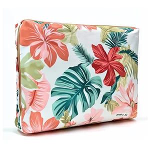 Fashion Custom Print Design Travel Waterproof Eco Friendly Small Zipper Cosmetic Bag Tyvek Makeup Pouch