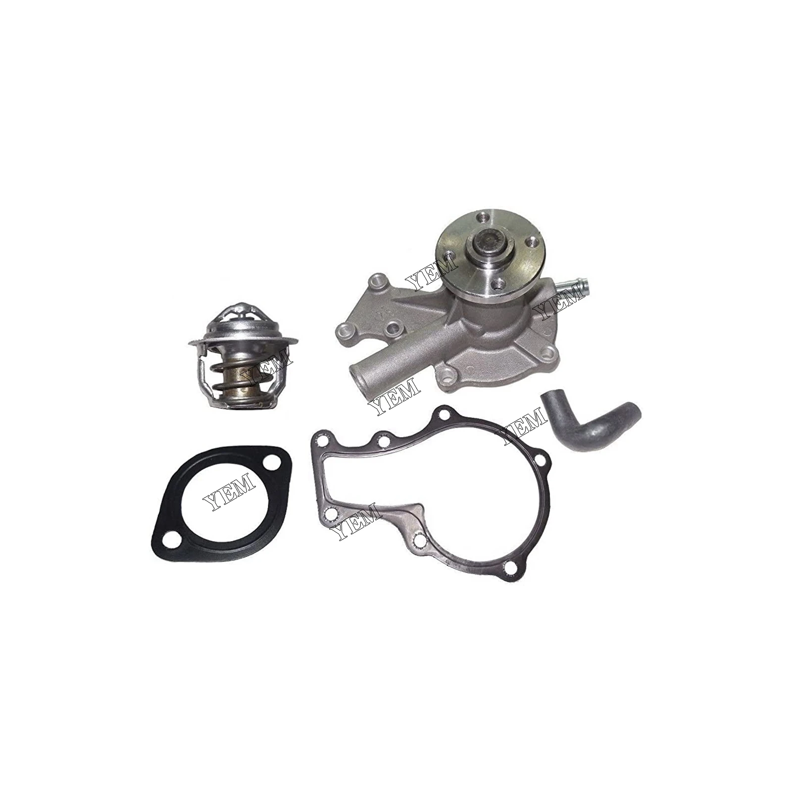 Machinery New WATER PUMP W/Hoses &Thermostat Fits for Kubota B9200DC-D B9200DC-EPB9200HST-D OEM Engine Parts