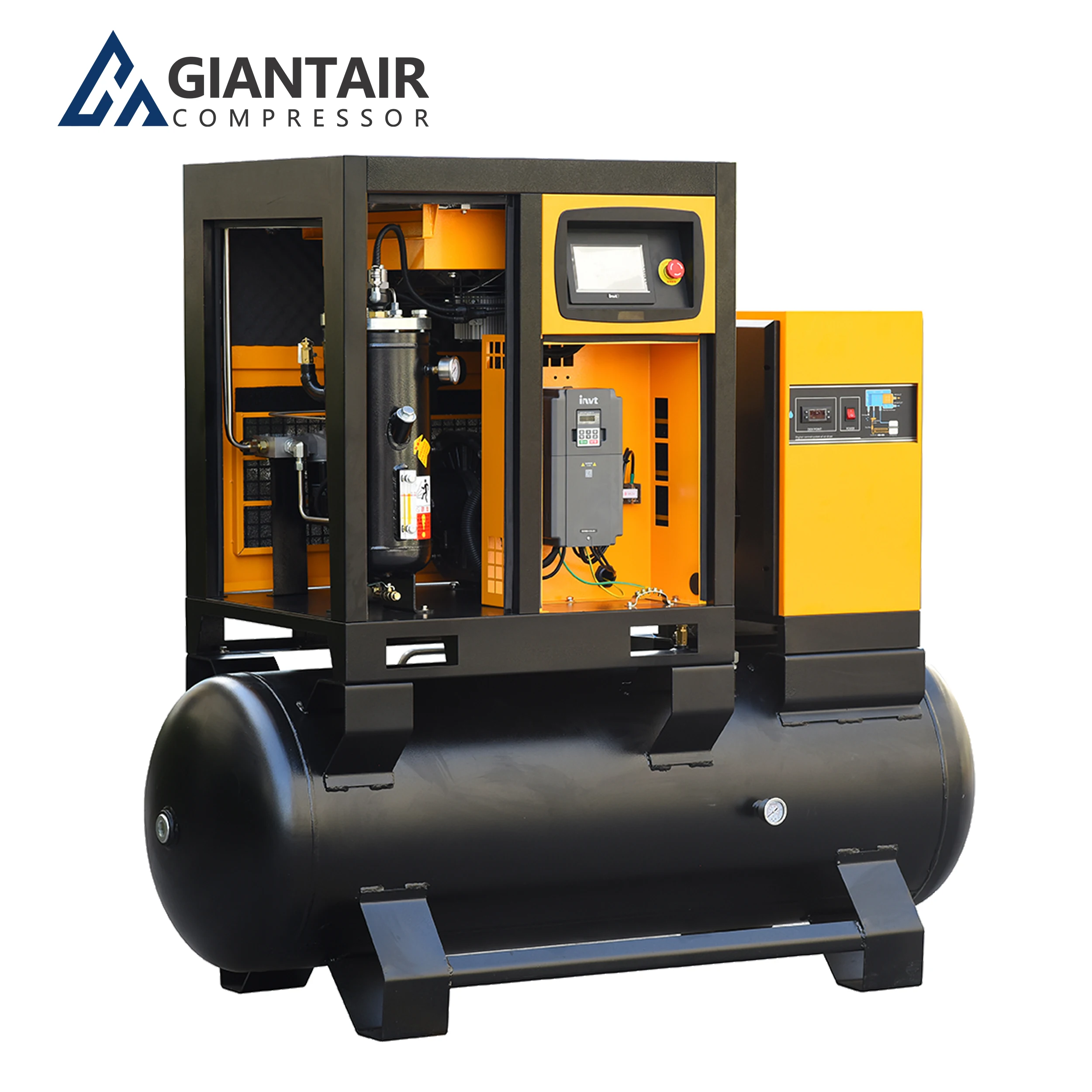 Giantair Industrial Air-compressors 10hp 7.5kw Rotary Screw Air ...