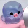 Jouet spongieux poulpe bleu