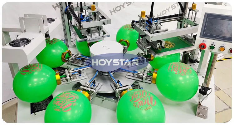 2 Color Balloons Printing Automatic Screen Printing Machine