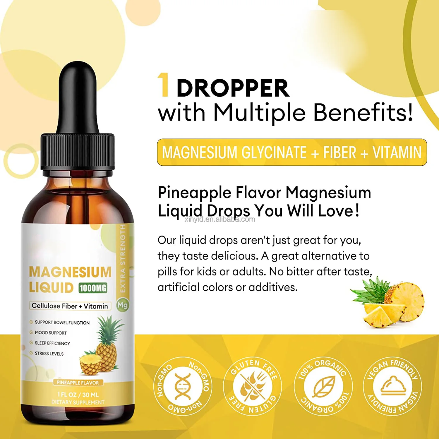 Private Label Magnesium Citrate Supplement Nerve Muscle Calm Relax