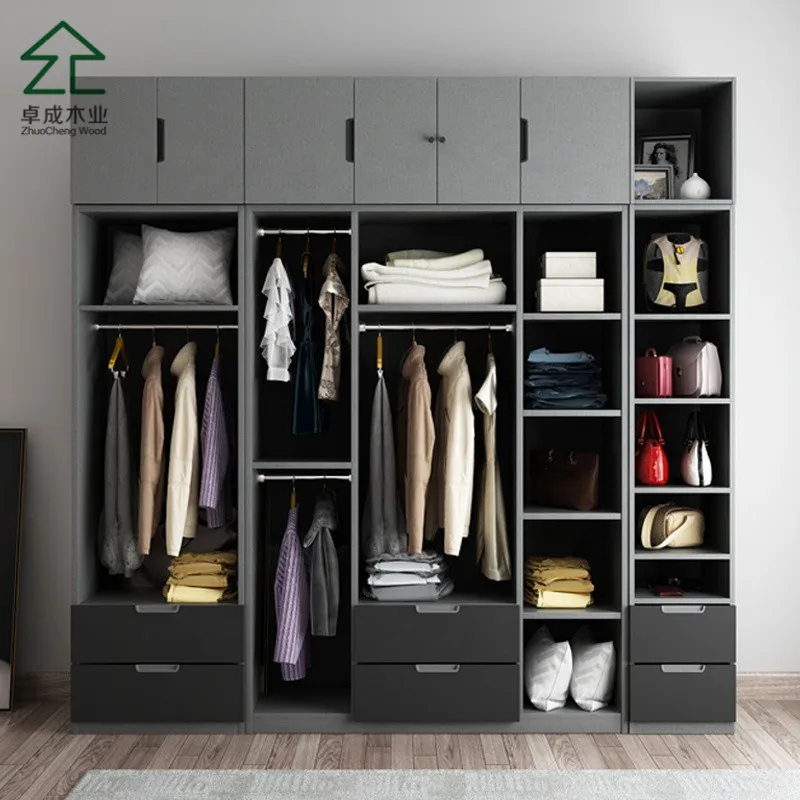Modular Wardrobes Bedroom Use Custom Hatil Furniture Bd Picture Wooden Almari Image With Closet Organizers