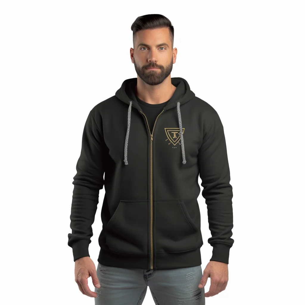 High Quality 100 Cotton Custom Embroidered Logo Pullover Hoodies - Buy ...