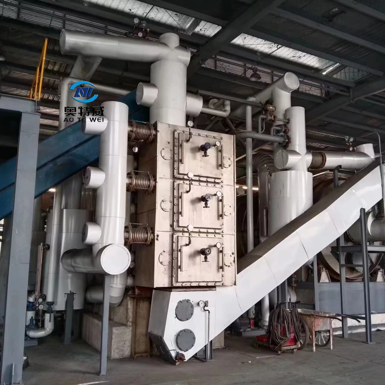 High Capacity  Continuous Pyrolysis Machine 20/50TPD Fully Automatic Waste Tire Plastic to Fuel Oil Recycling Pyrolysis Plant