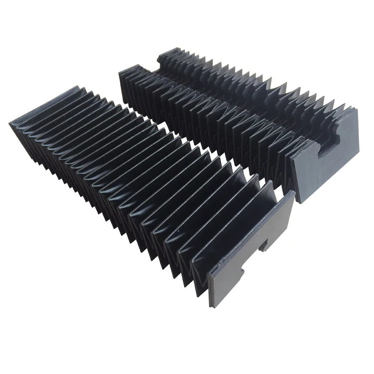 Flexible Guard Shield Rubber Bellows Dust Cover Cnc Flexible Flat Bellows