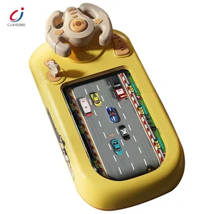 Chengji Musical Steering Wheel Racing Car Toy Simulation Driving Game Racing Adventure Car Steering Wheel Toy for Kids