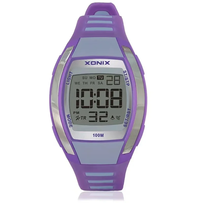 Xonix FK High-Performance Sport Electronic Watch for Men and Women Waterproof and Shockproof with Square Case