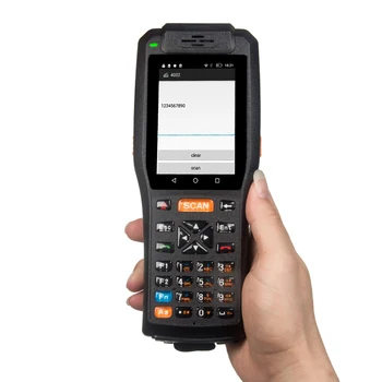 Inventory Data Collect Machine Android qr code scanner PDA with printer