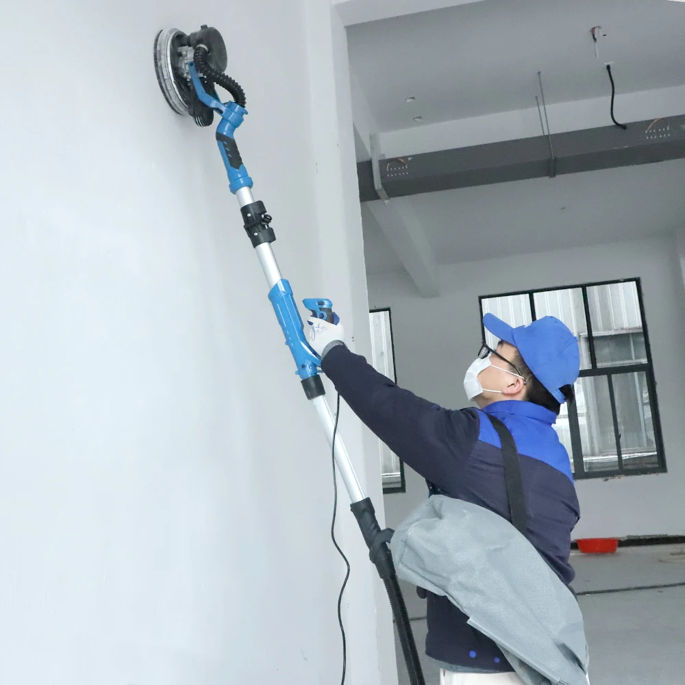 Galaxia New Arrival 750W Long Drywall Sander Machine with Vacuum 225mm Wall Grinding Machine